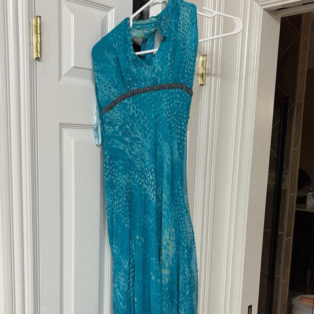 To the Max One Shoulder Blue Dress